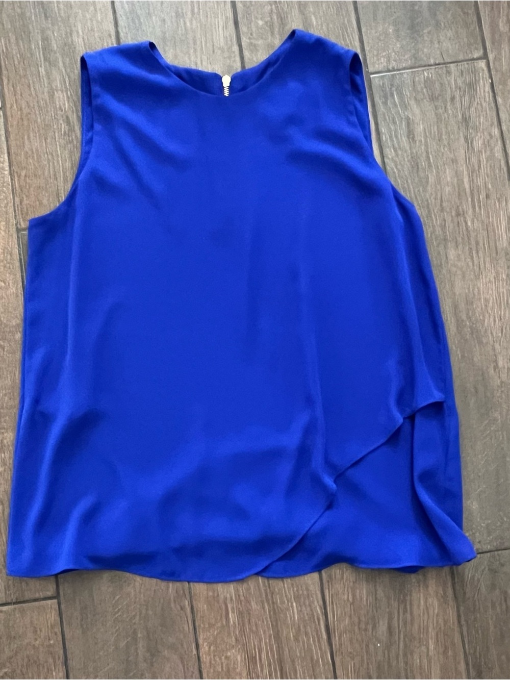 Joseph Ribkoff Blue Sleeveless Blouse size 12